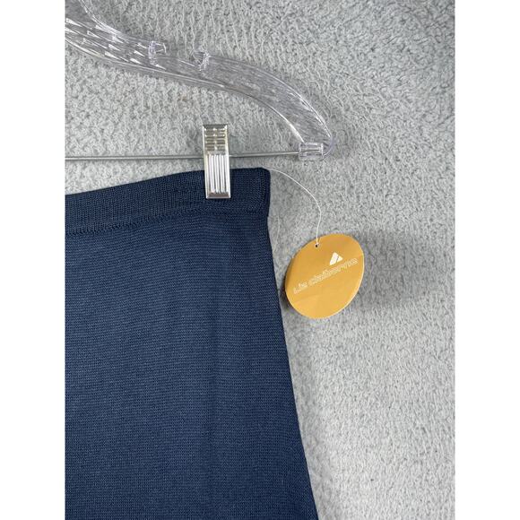 Liz Claiborne Womens Knit Blue Knee Length Skirt Size M NWT - Picture 5 of 7